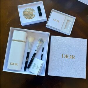 Dior Makeup Brush Set and Mirror